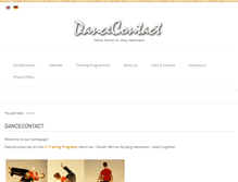 Tablet Screenshot of dancecontact.de